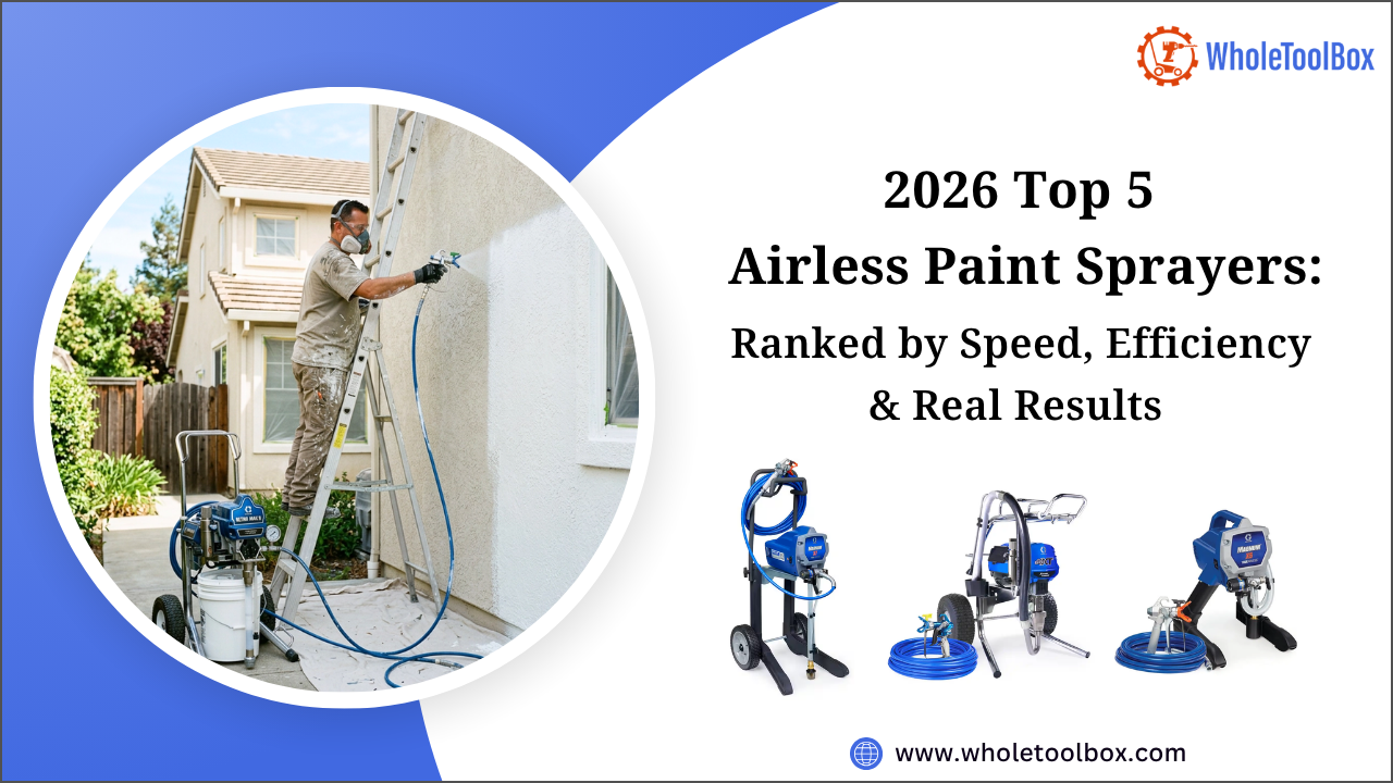 2026 Top 5 Airless Paint Sprayers: Ranked by Speed, Efficiency & Real Results